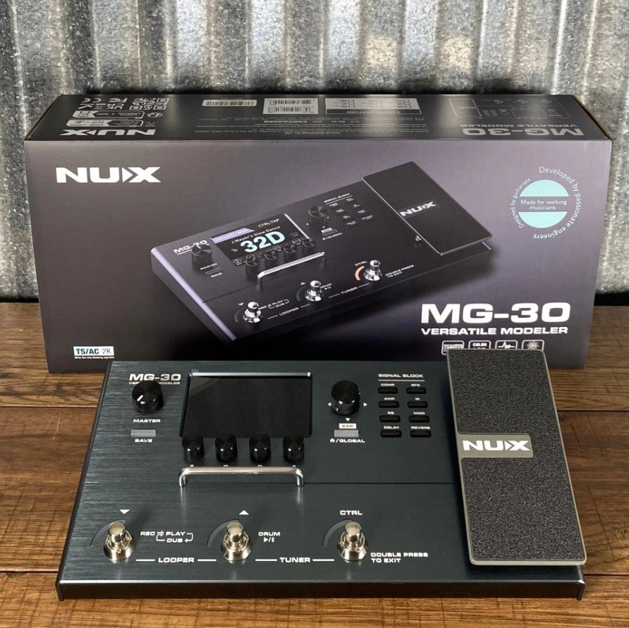NUX MG-30 Guitar Multi-Effects Processor – Premium Tone, Endless Creativity